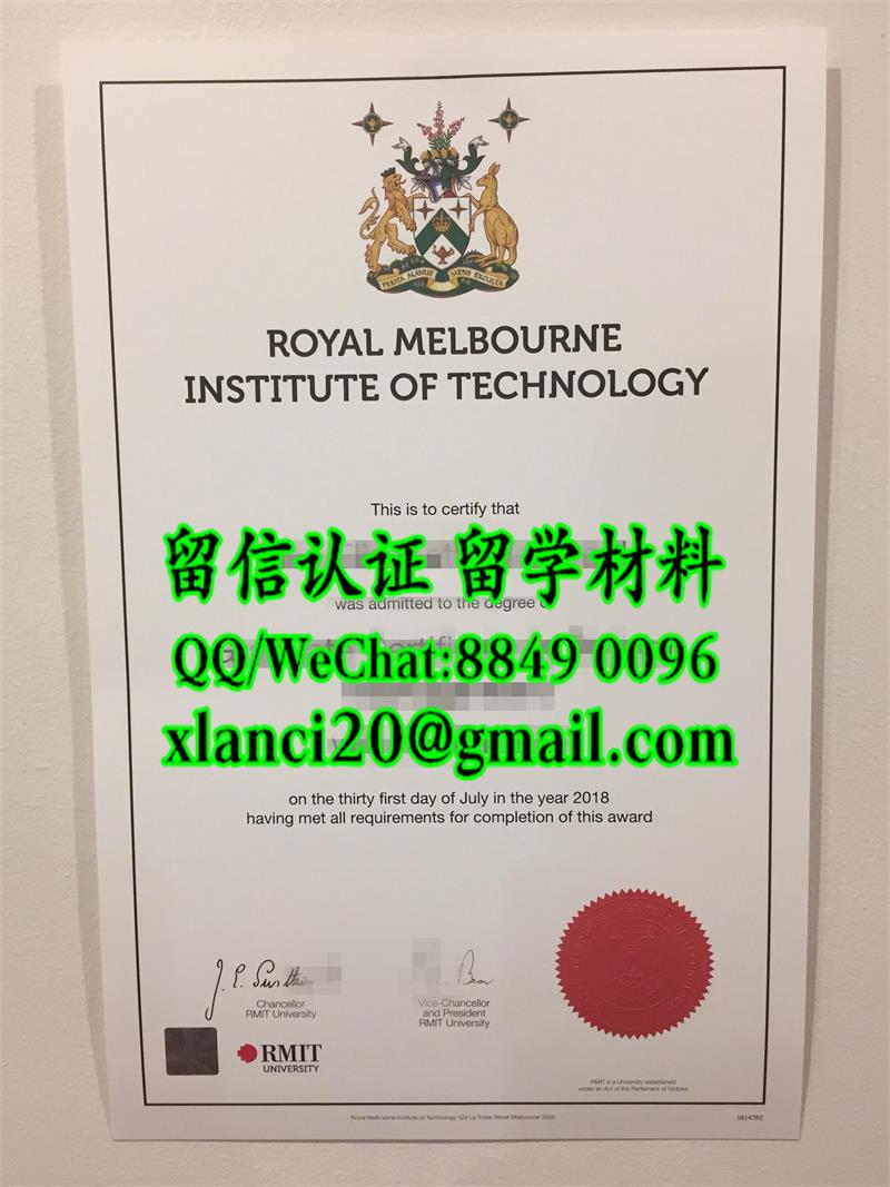 澳洲墨尔本皇家理工大学毕业证，RMIT文凭各年代版本RMIT University diploma