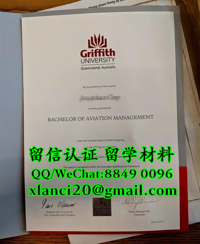 2018年澳洲格里菲斯大学毕业证Griffith University diploma