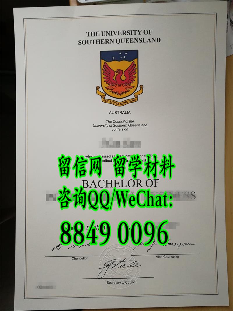 澳洲南昆士兰大学毕业证实拍，University of Southern Queensland diploma certificate