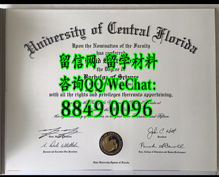 美国中佛罗里达大学毕业证，University of Central Florida diploma certificate