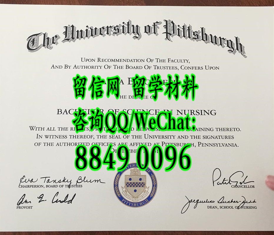 美国匹兹堡大学毕业证案例，University of Pittsburgh diploma degree