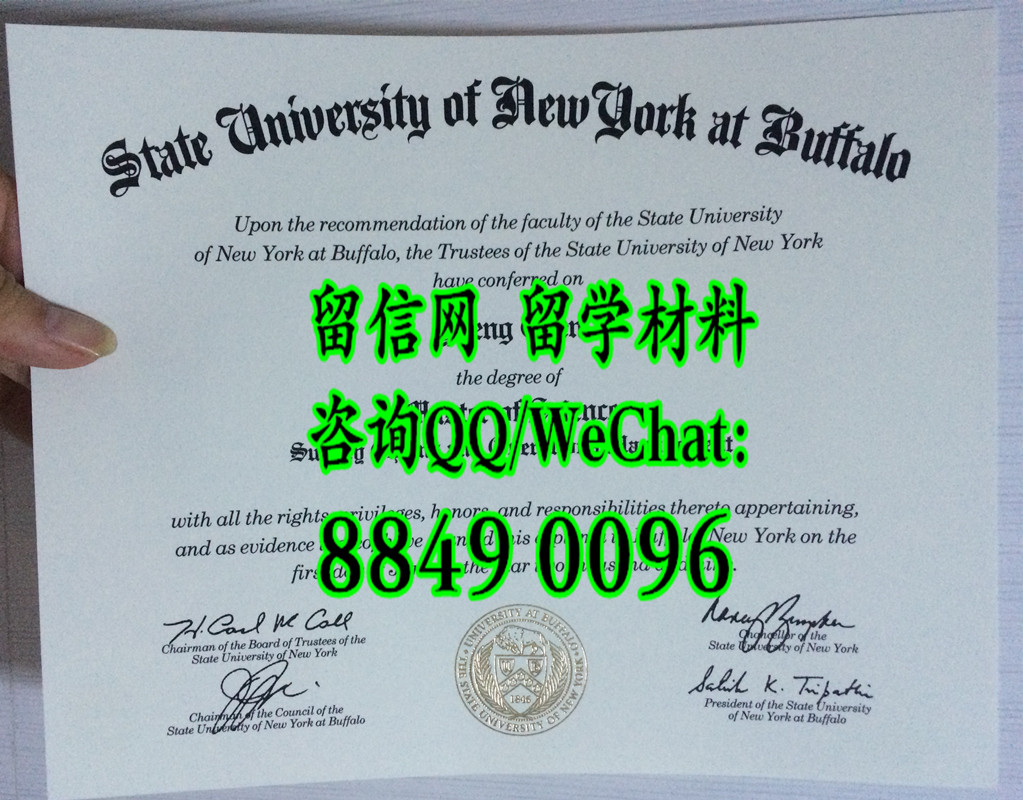 美国纽约州立大学布法罗分校毕业证，state university of new york at buffalo diploma certificate