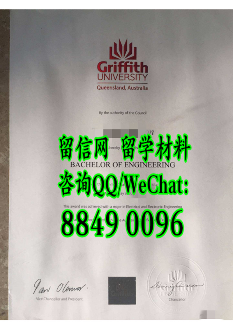 澳洲格里菲斯大学本科学位毕业证，Griffith University bachelor degree