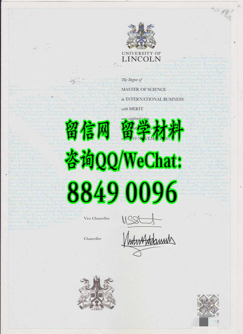 英国林肯大学毕业证扫描，University of Lincoln diploma degree